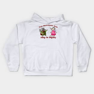 two households both alike in dignity(racoons and possums) Kids Hoodie